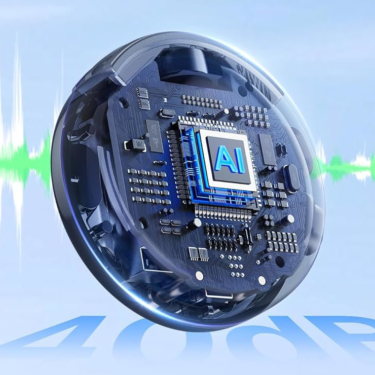 Микрофон двойной беспроводной с ИИ в кейсе для телефона/камеры Type-C Lightning Boya BOYALINK 3-01 SBR Киев - изображение 4
