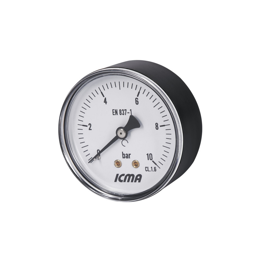 Манометр Icma 1/4" 0-10 барів, заднє під'єднання No243 Київ - фото 4