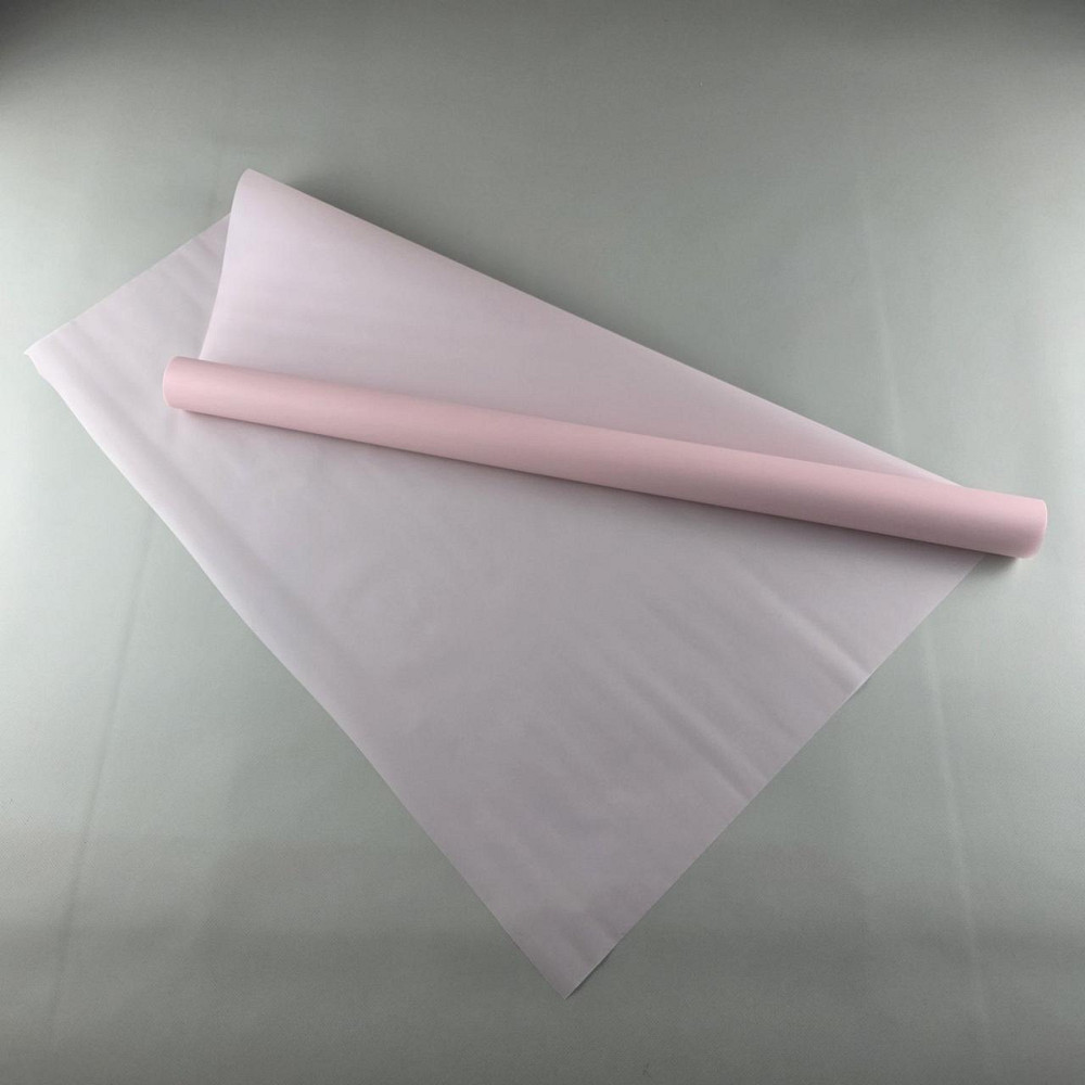 Калька для цветов рулон 8м тонированный матовый (77) (h660) № 807 Нежно розовый (1 шт) Харьков - изображение 1