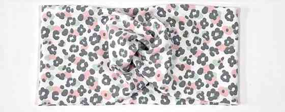 Повязка для девочки с принтом леопард Киев