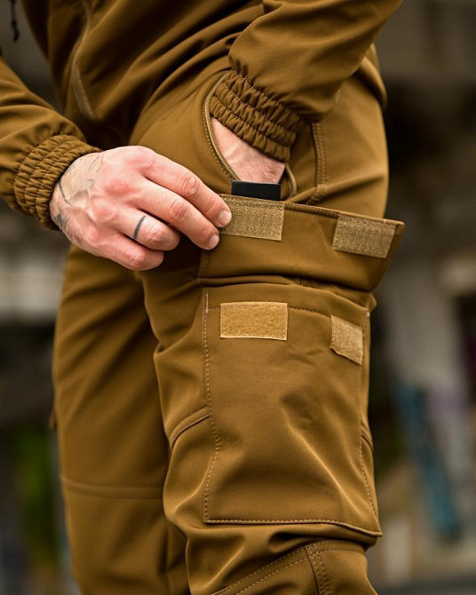 Тактичний костюм софтшел Oblivion кайот ВТ7680 Одеса - фото 16