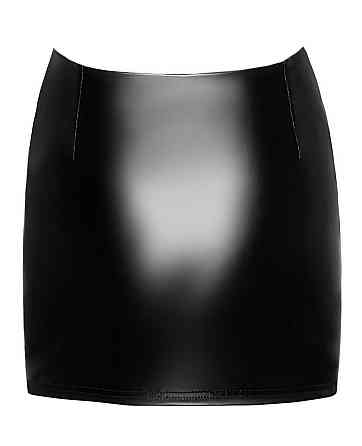 Юбка Noir Handmade F345 Powerwetlook skirt with garter - S Sex Aura Київ