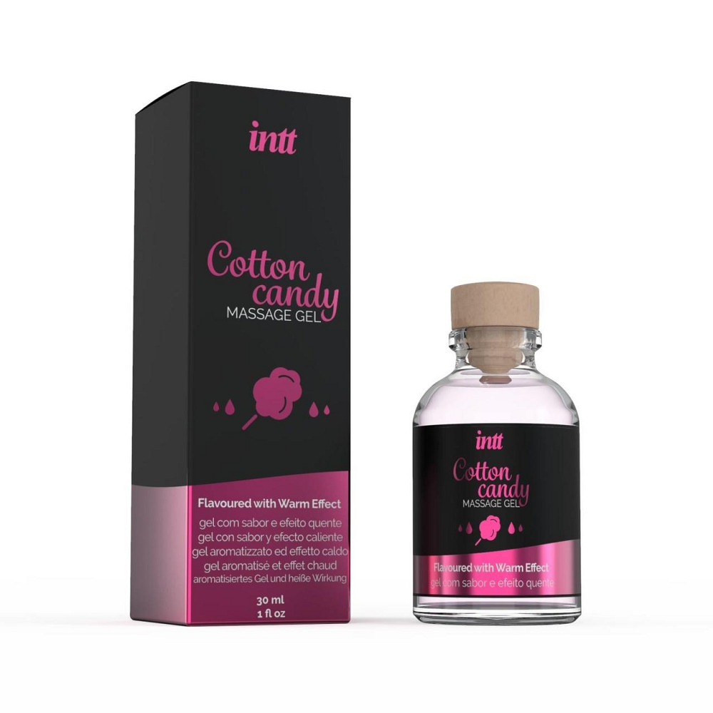 Массажный гель для интимных зон Intt Cotton Candy (30 мл) разогревающий Sex Aura Киев - изображение 1