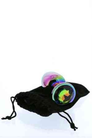 DT21782 Радужная анальная пробка GLEAMING LOVE MULTICOLOUR PLUG MEDIUM Sex Aura Киев