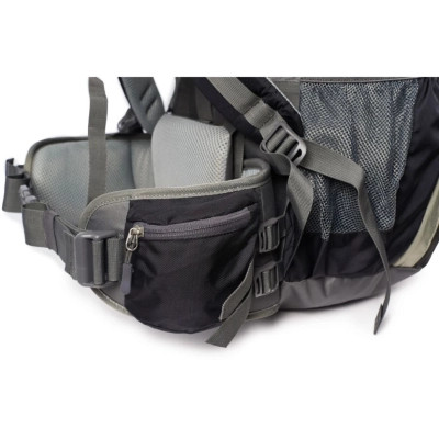 Рюкзак туристический Naturehike NH70B070-B 70+5 л Black/Grey (6927595709009) Винница - изображение 5