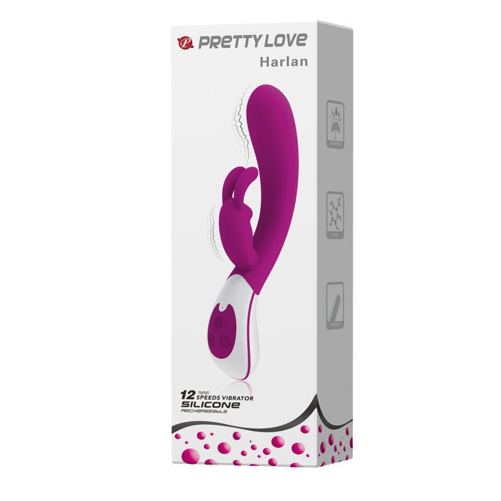 Вібратор - Pretty Love Harlan Vibrator Purple Sex Aura Київ - фото 10