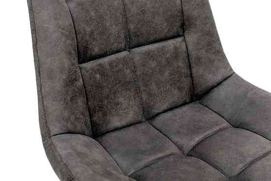 Стілець Крокус чорний / мікрофібра сірий кварц Київ