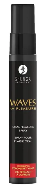 Спрей для усиления слюноотделения Shunga Waves of Pleasure Strawberry Sparkling Wine Львов - изображение 3