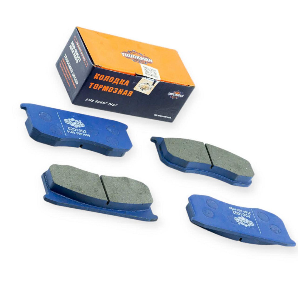 Колодки УАЗ 3160, Хантер, Патріот передні (к-кт 4 шт) TRUCKMAN гальмівні Мукачево - фото 1