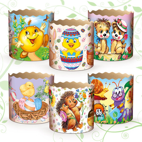 Форма для пасок d90*h85 Дитячі казки 50 шт(029827700) Харків - фото 3