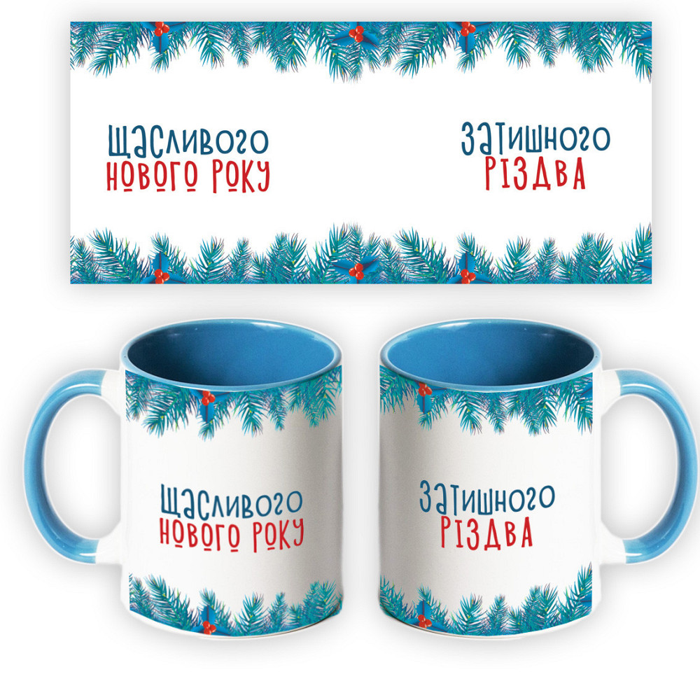 Подарок на Новый год, чашка с новогодним оформлением Одесса - изображение 1