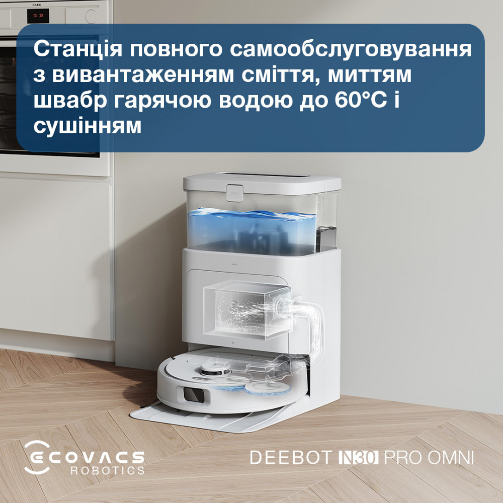 Робот-пилосос Ecovacs Omni N30 Pro (YDLX11-1) White ( white ) Харків - фото 17