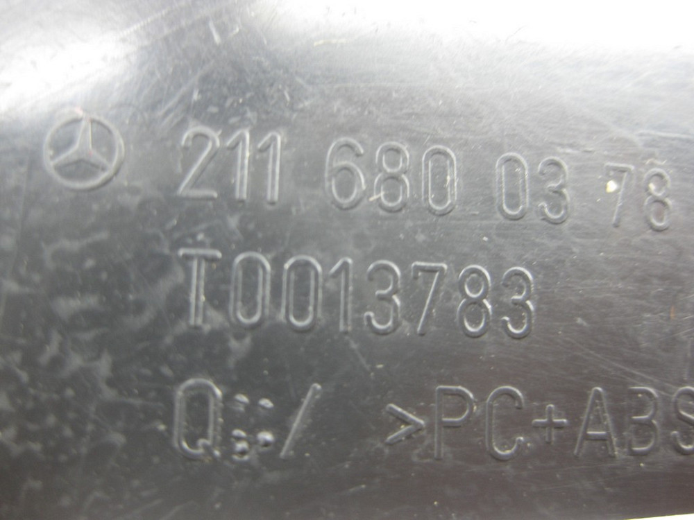 Mercedes-Benz  A2116800378 9B51 Кришка лівого торця панелі приладів антрацит E-Class W211 Одеса - фото 8