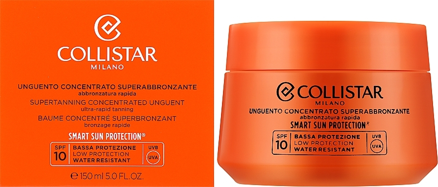 Концентрований крем для засмаги Collistar Supertanning Concentrated Cream SPF10 150ml Слов'янськ - фото 2