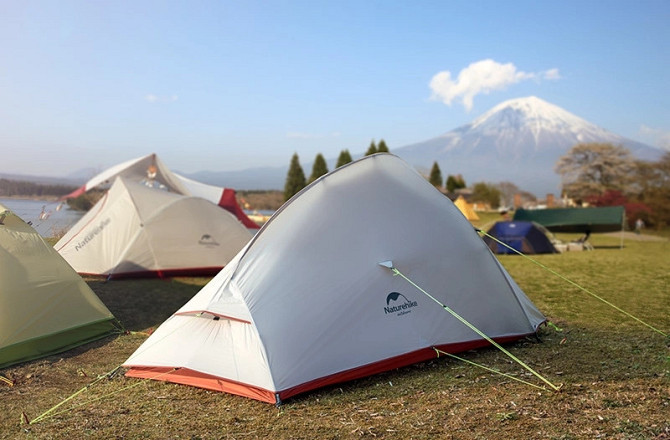Намет надлегкий двомісний  з футпринтом Naturehike Cloud Up 2 Updated NH17T001-T, 210T, зелений Київ - фото 3