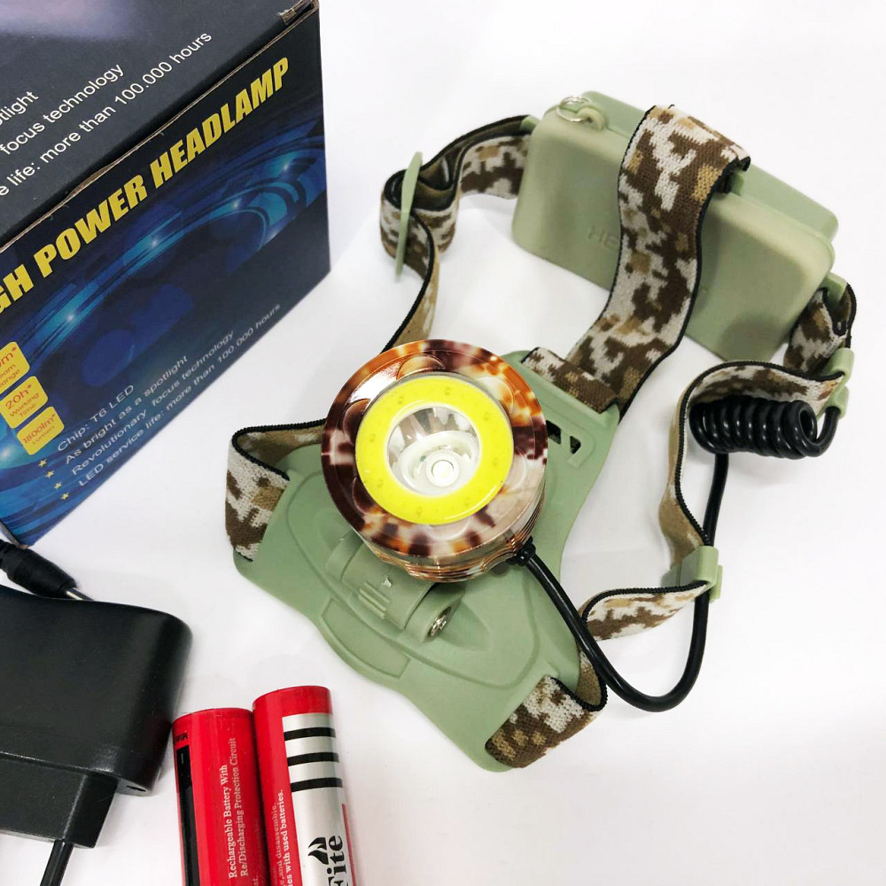 Фонарик диодный налобный, Фонарь для спасателей на голову, Фонарик налобник, Фонарь на голову для бега OJ-43 Львов - изображение 7