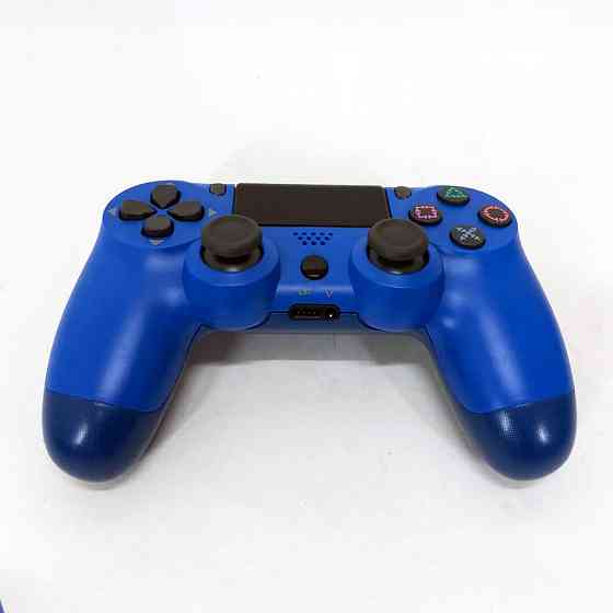 Джойстик DOUBLESHOCK для PS 4, бездротовий ігровий геймпад PS4/PC акумуляторний джойстик. Колір синій MI-38 Львів