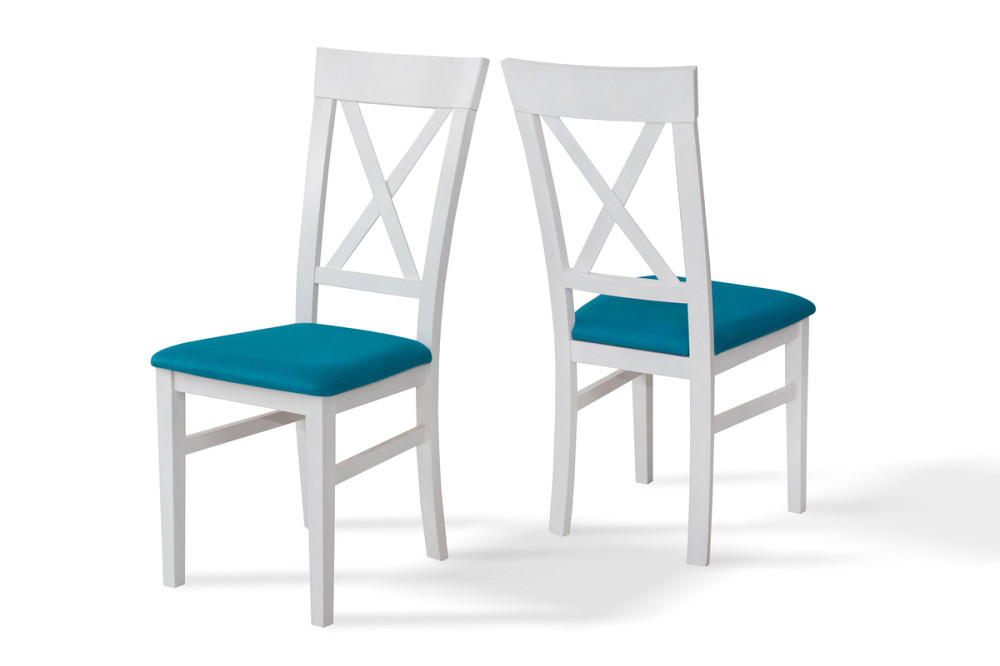 Стілець Кросс, білий/бірюза--- Киев - изображение 1