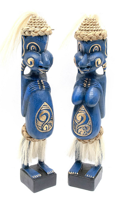 Статуэтки деревянные Папуасы пара Киев - изображение 1