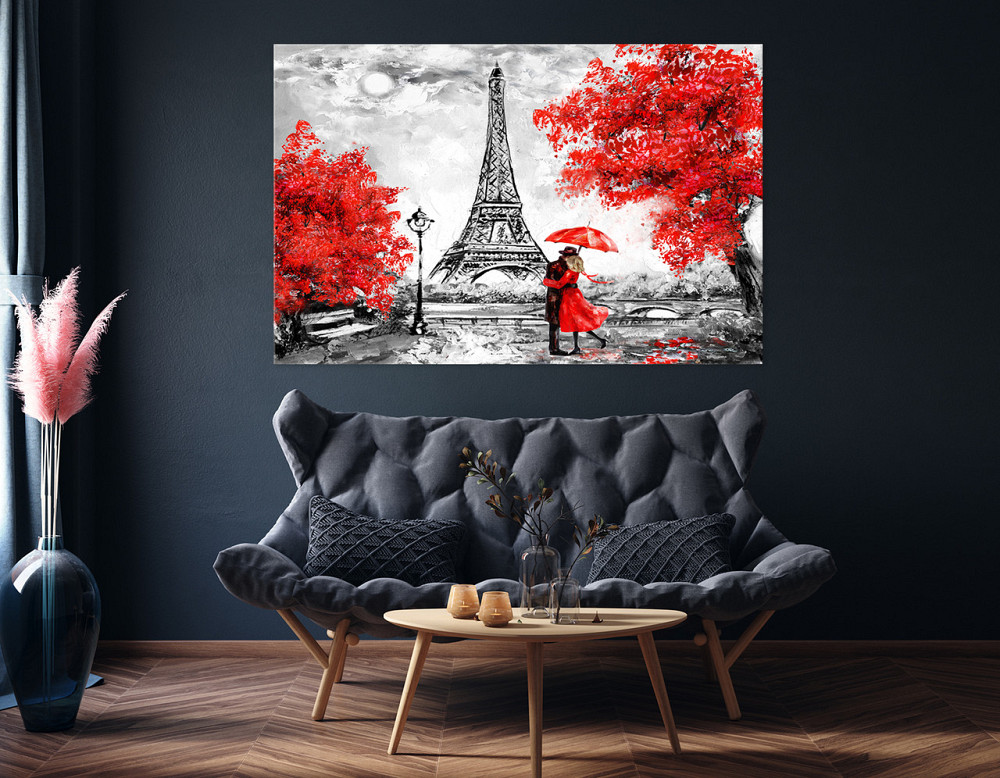 Картина холст у вітальню / спальню Закохана пара     MLP_10  ( 60х30см ) 70x140 см Київ - фото 4