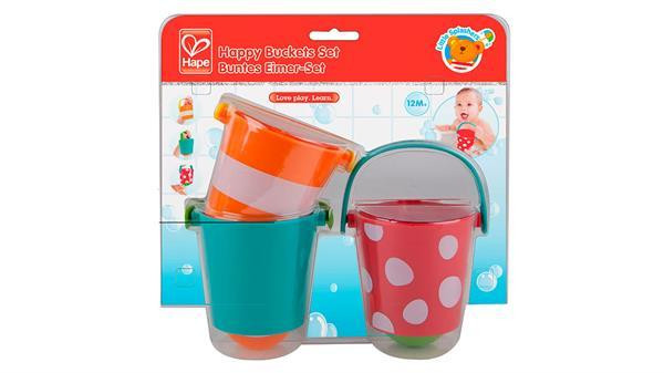Набор игрушек для ванной Hape Счастливый ведерка 3 шт. (E0205) Харьков - изображение 10