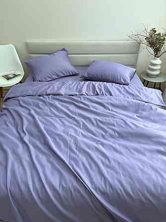 Ecotton Комплект постільної білизни Ecotton Євро 210х220 см однотонний фіолетовий Nid Purple Киев