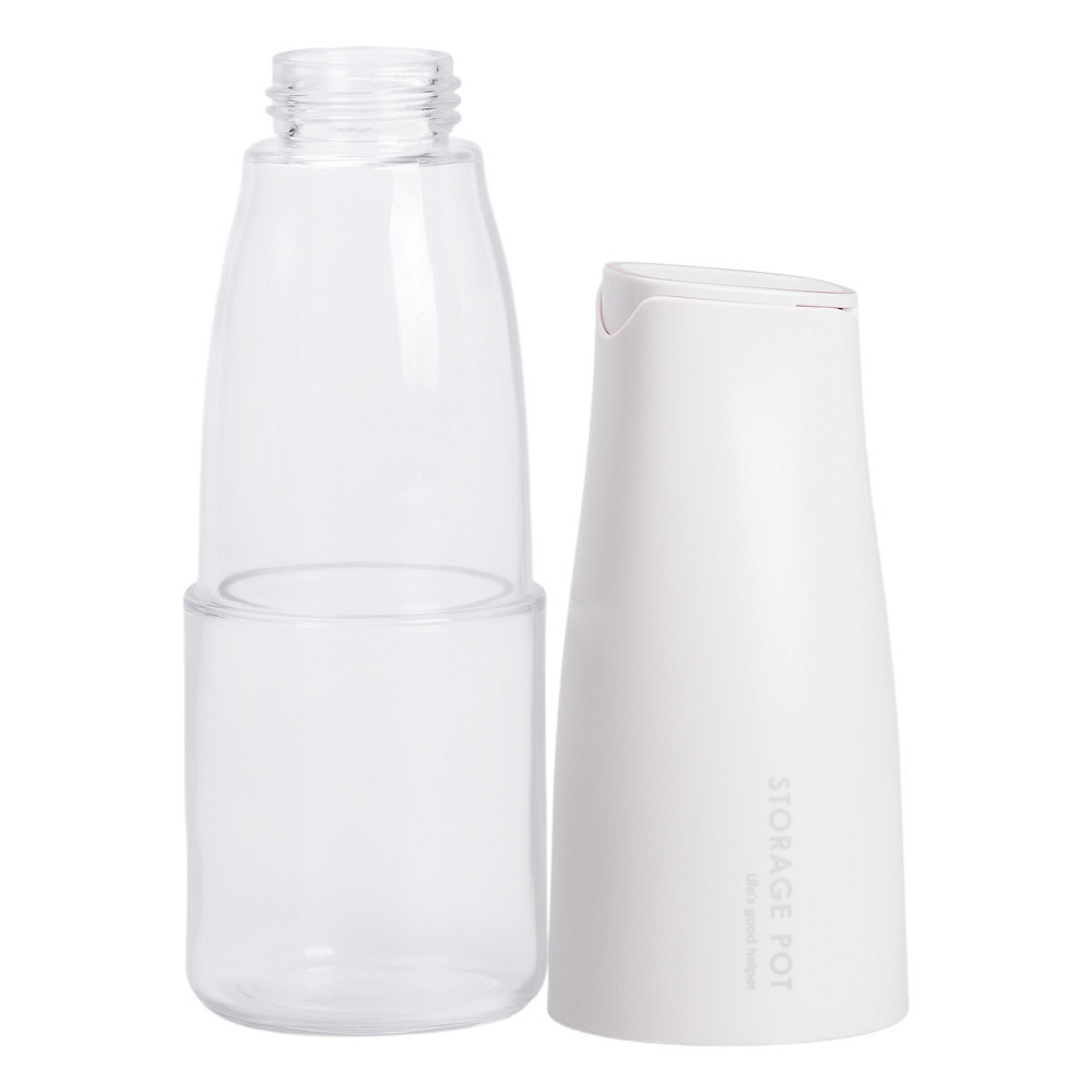 Пляшка для соняшникової олії з гравітаційною кришкою 500 мл пляшка для олії з дозатором Білий HP-34-9W Київ - фото 4