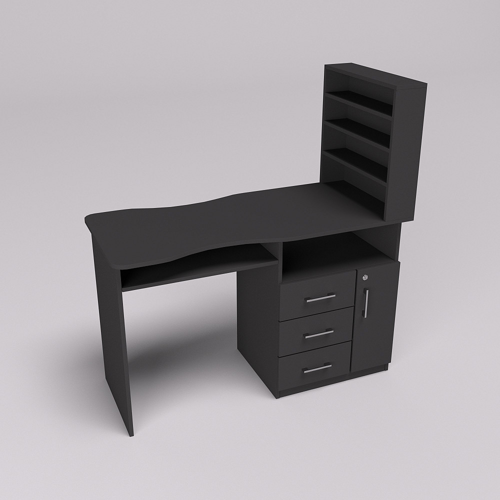 Стіл манікюрний СМ-1, Антрацит, 1230/550/1264 Львів - фото 3