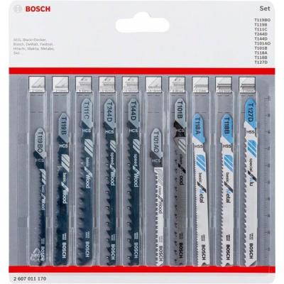 Полотно Bosch набор для элетролобзиков Wood and Metal, 10 шт. (2.607.011.170) Винница - изображение 2