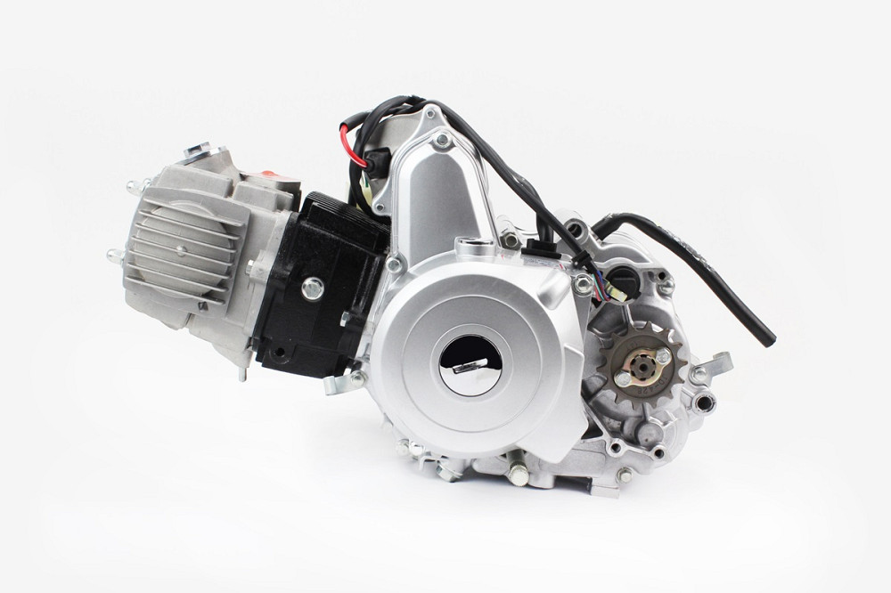 Двигун мопедний в зборі 110куб (Delta) - "механіка" + карбюратор, комутатор, котушка, реле: поворотів, стартера, напруги (без нап. KANUNI) Киев - изображение 4