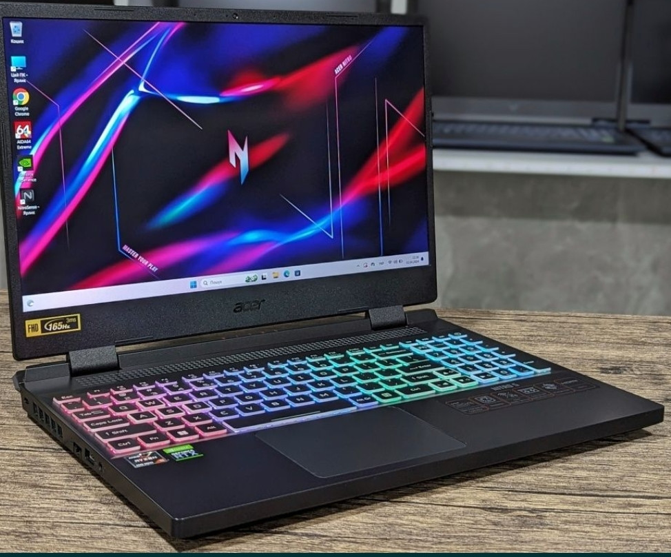 Ноутбук: ASER NITRO 5 165Hz. Ryzen 5-6600H / 16Gb DDR5 / 512SSD / RTX 3060 Харьков - изображение 1