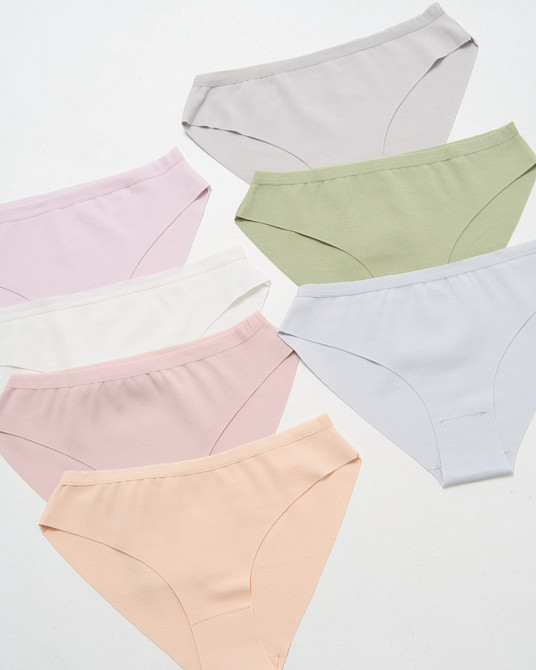 Набір жіночих трусиків-тижневик безшовні-7 шт Nicoletta 713171 L Київ - фото 5