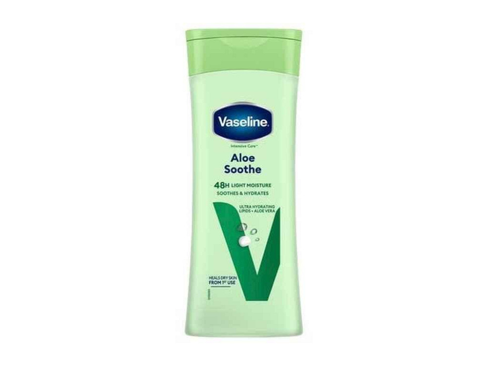 Лосьйон для тіла 400мл INTENSIVE CARE з Алое для зневодненої шкіри ТМ VASELINE Київ - фото 1