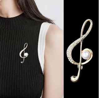 Брошь музыканту Скрипичный ключ Киев