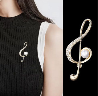 Брошка музиканту Скрипічний ключ Київ - фото 1