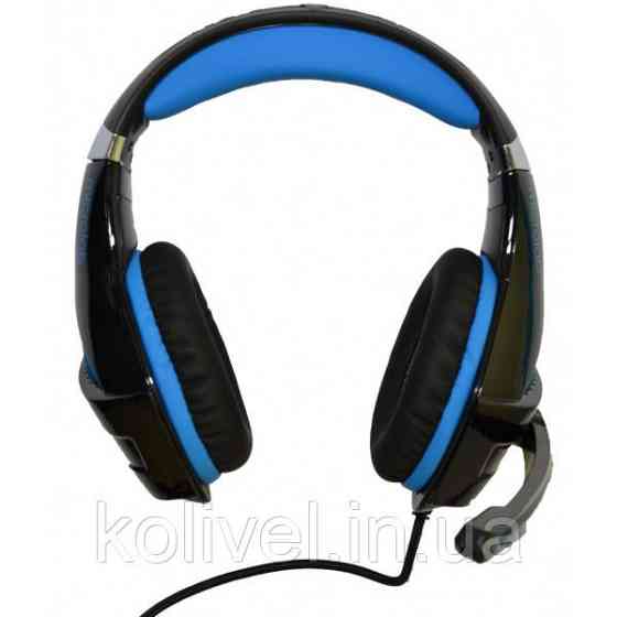 Навушники з мікрофоном Microlab G6 black+blue (G6_b+b) Киев