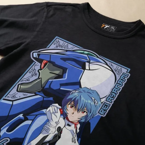 Футболка для подростка мальчика с принтом Evangalion Рей Аянамі 5 Размер 160 Anime10945 Днепр