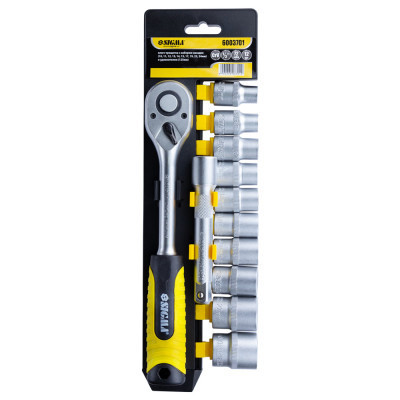 Набір головок Sigma 1/2&quot; з набором насадок та подовжувачем 12шт CrV mid (6003701) Вінниця - фото 1