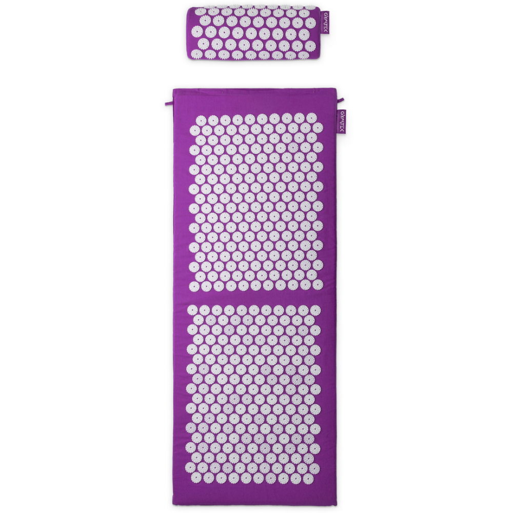 Килимок акупунктурний з валиком Gymtek фіолетовий Київ - фото 2