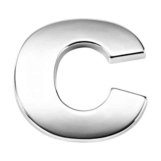 Наклейка 3 см Буква C Киев