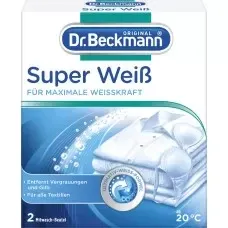 Отбеливатель для стирки Супер Белый Dr. Beckmann, 2 шт (Германия) Dr. Beckmann Mitwaschbeutel Super  Львов - изображение 1
