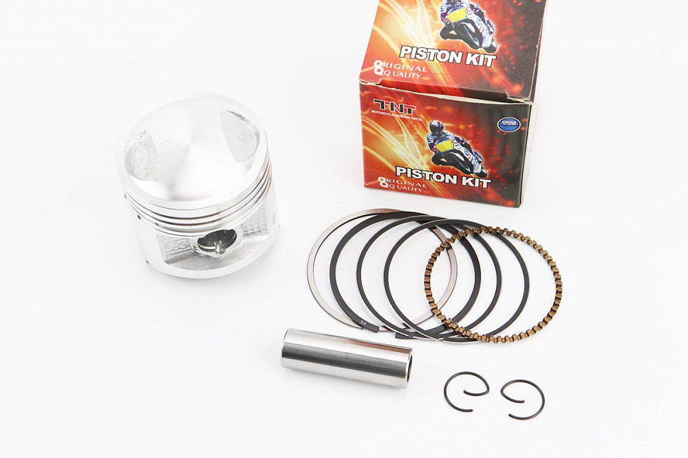 Поршень к-кт CG125cc Ø56,5мм +0,25, висота 52мм, палець 15мм TNT Київ - фото 1