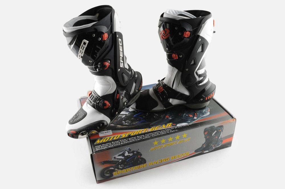 Черевики байкера (mod:1003, size:40, білі) Мукачево - фото 1