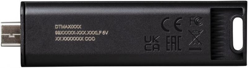 Флешнакопичувач USB3.2 512 GB Type-C Kingston DataTraveler Max Black (DTMAX/512GB) Чорний Харків - фото 4