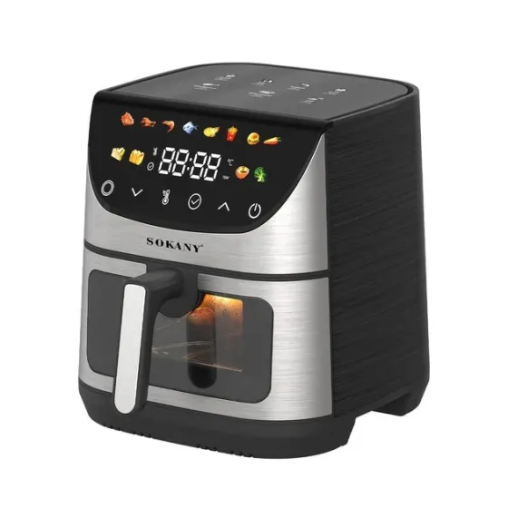 Аерофритюрниця SK-10067 2400Вт, 10л, 80–200°C, таймер 60 хв, захист, антипригарний, без масла Одеса