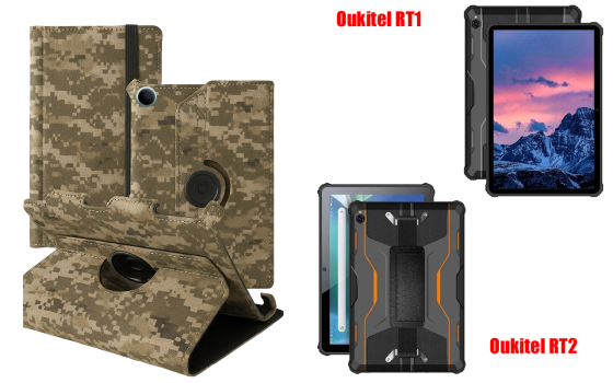 Чехол Spinner360 для планшета Oukitel RT1, Oukitel RT2, цвет Xaki Киев