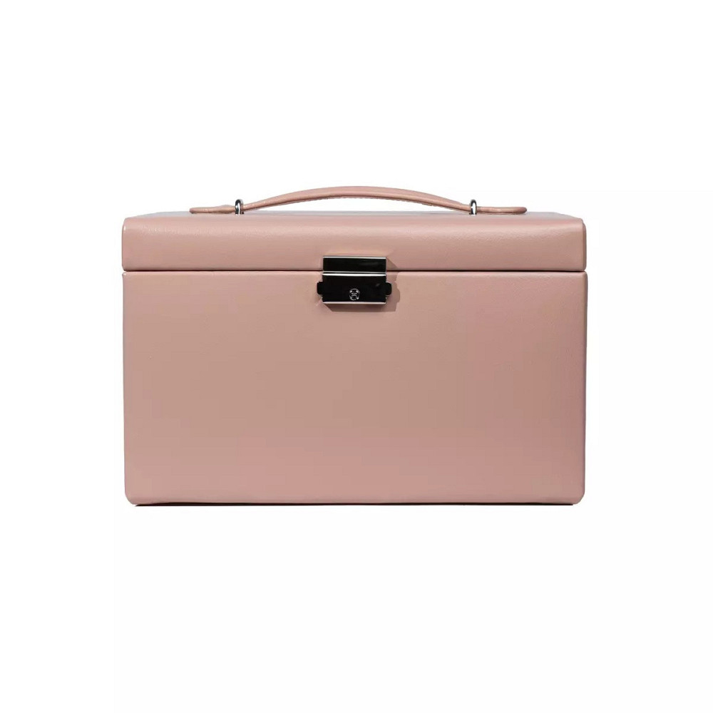 Шкатулка для драгоценностей Friedrich Lederwaren Classico на 4 отделения (24х15х16см) Розовый Киев - изображение 5