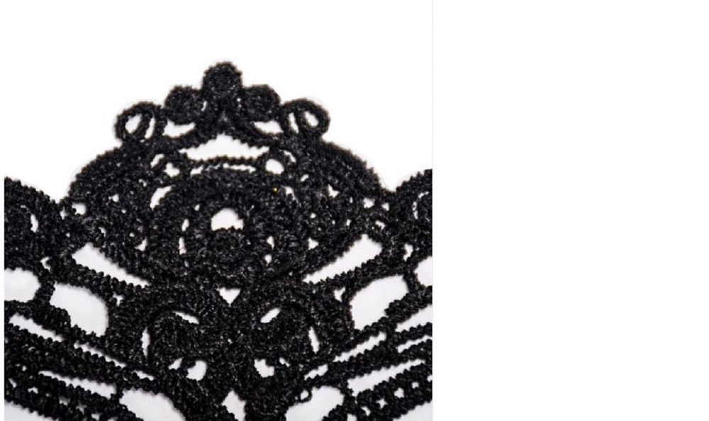 Маска карнавальная из ткани one size черный Киев - изображение 6