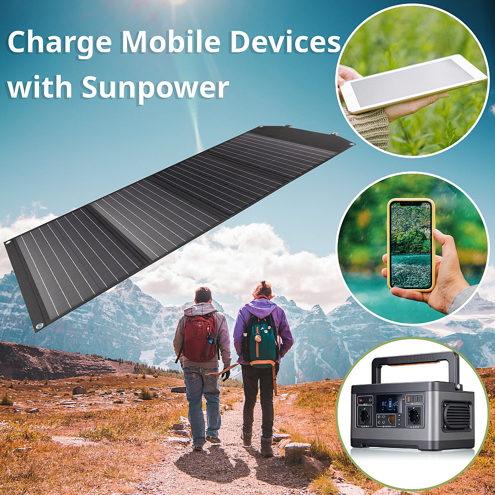 Портативний зарядний пристрій сонячна панель Bresser Mobile Solar Charger 120 Watt USB DC (3810070) Київ - фото 6