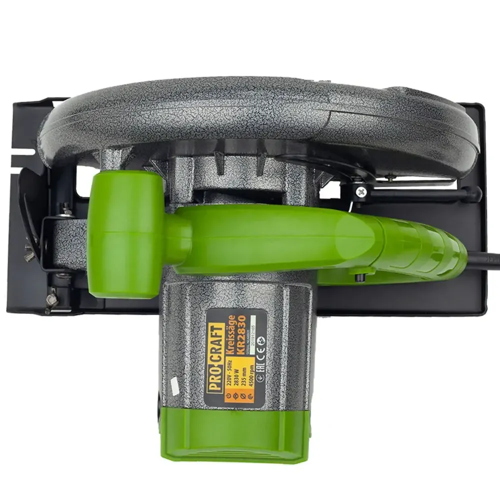 Пила циркулярна дискова Procraft KR-2830 діаметир диска 235 мм циркулярна пила для дерева професійна 4500 обертів у хвилин Львів - фото 3